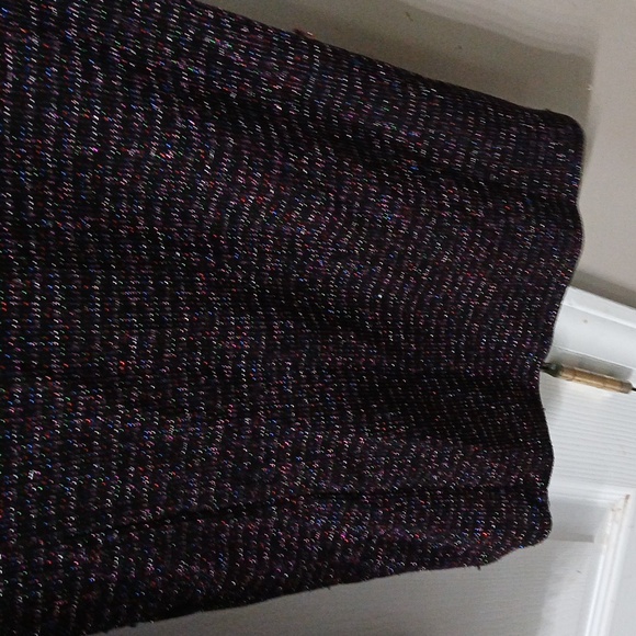 Wild Fable rainbow metallic wide leg spaghetti strap jumpsuit pants romper Sz S - Picture 7 of 10